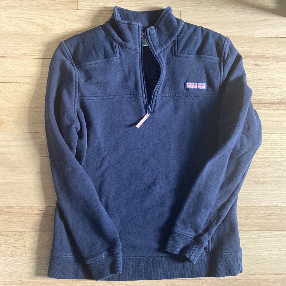 Womens vineyards vine quarter zip navy